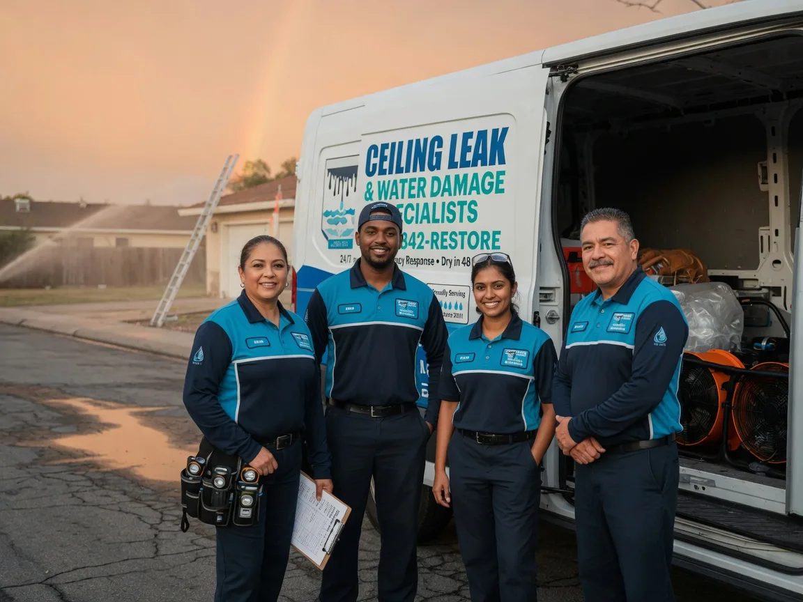 Ceiling Leak Cleanup company in Grove City, MN