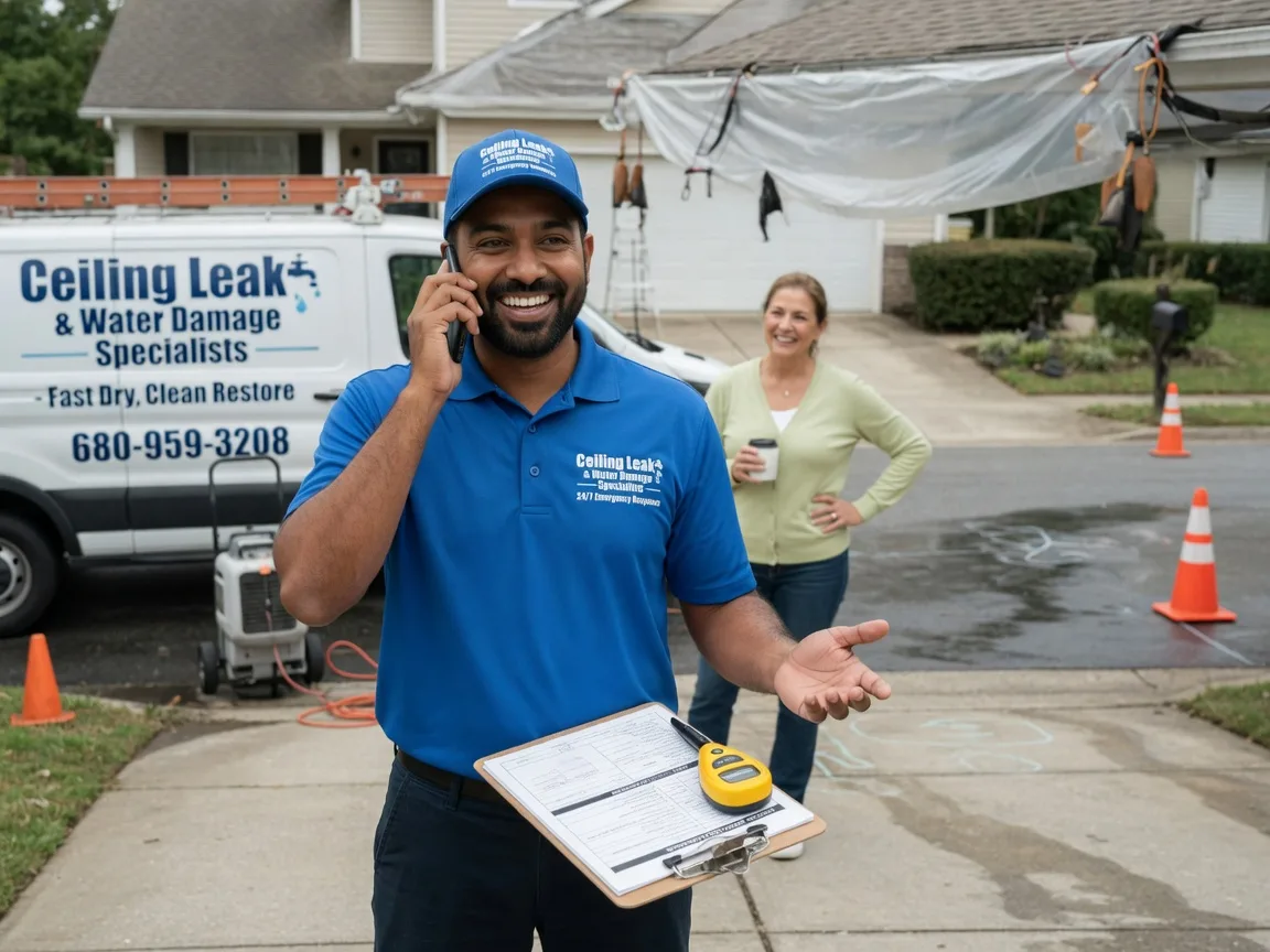 Ceiling Leak Cleanup Grove City, MN FAQs